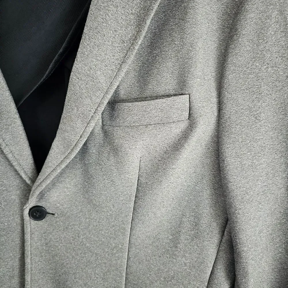 Kenneth Cole Blazer Jacket Sport Coat Men's S Heather Grey Two Button Dresswear